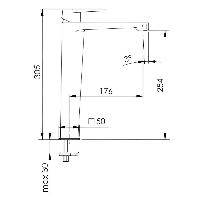 Смеситель для раковины Remer Dream D11L