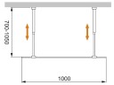Душевая перегородка Cezares Liberta 100 LIBERTA-L-2-100-C-NERO