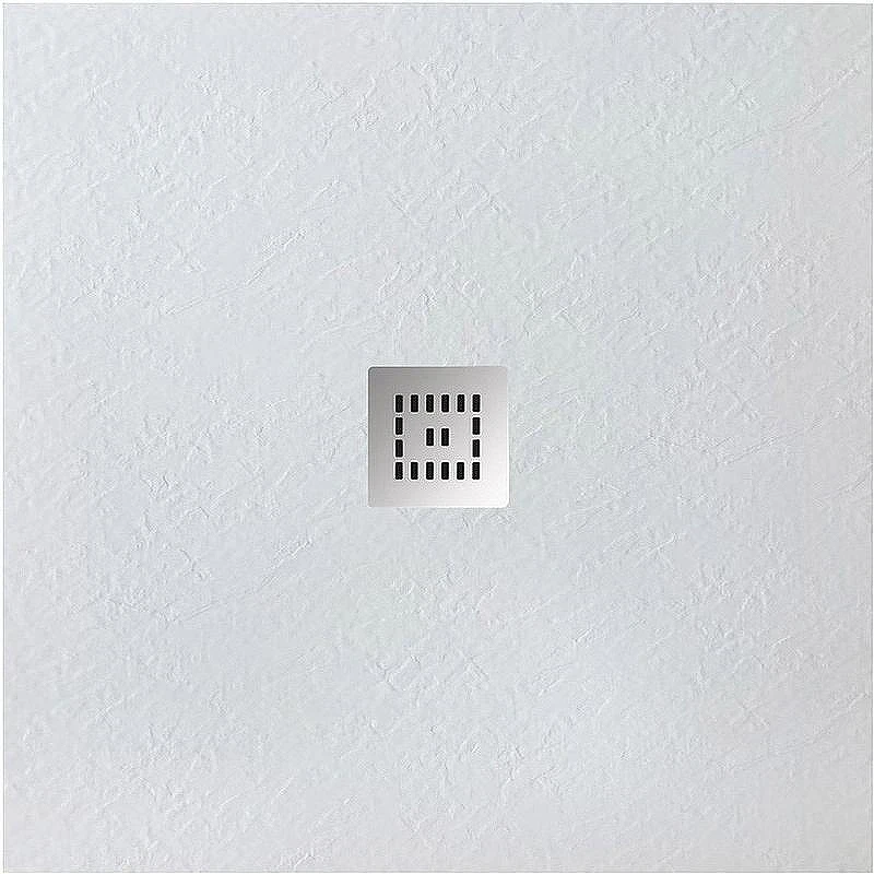 Душевой поддон из искусственного камня BelBagno Uno 80x80 TRAY-MR-UNO-A-80-35-W-CR