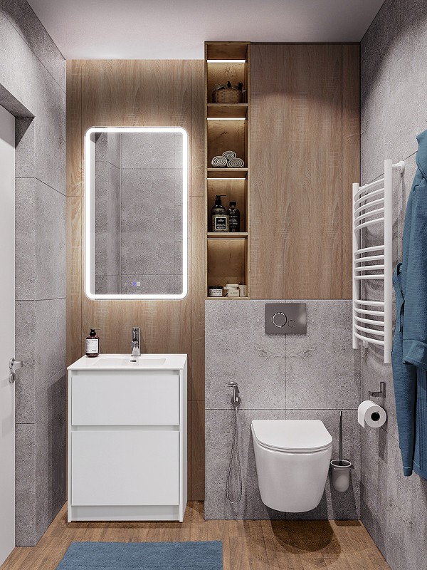 Тумба под раковину BelBagno Kraft 60 KRAFT-600-2C-PIA-BO