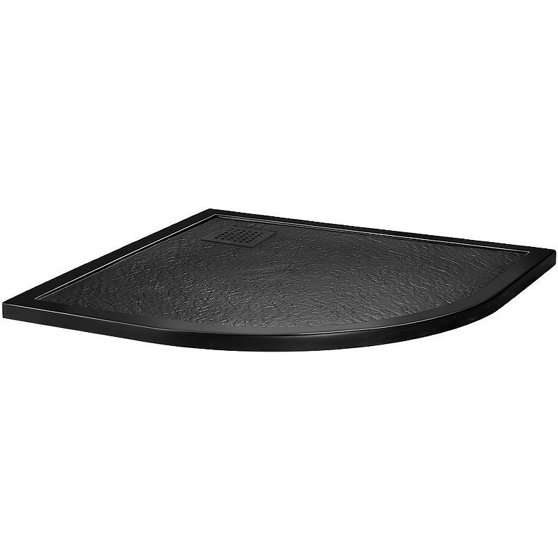 Душевой поддон из искусственного камня BelBagno Uno 90x90 TRAY-MR-UNO-R-90-550-35-NERO-NO