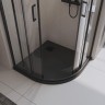 Душевой поддон из искусственного камня BelBagno Uno 90x90 TRAY-MR-UNO-R-90-550-35-NERO-NO