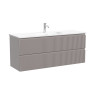 Тумба под раковину Sancos Snob R 120 SNR120/39SM подвесная цвет Doha Soft