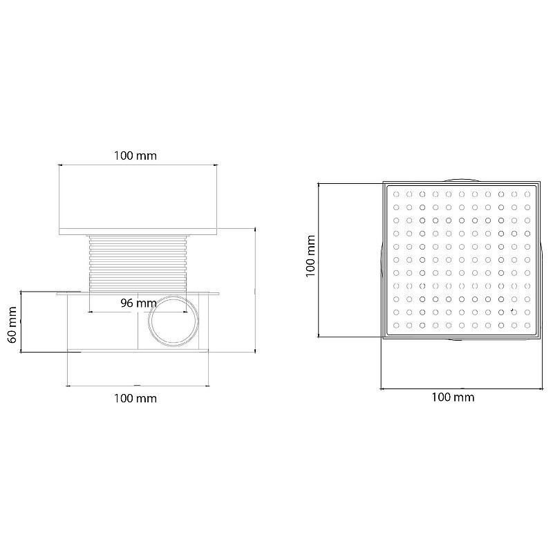душевой трап Boheme Smart Design 984-10-G