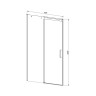 Душевая дверь Vincea Dice 120 VDS-4D120CLB