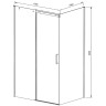Душевой уголок Vincea Dice 130x100 VSR-4D1013CLGM