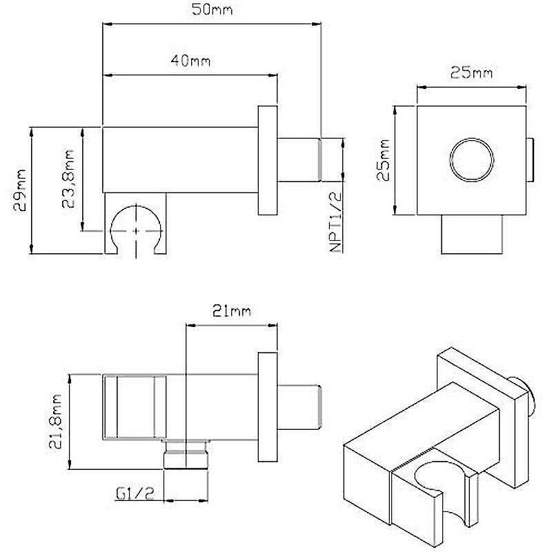Душевая система Vincea VSFW-4311GM