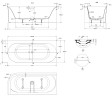 Акриловая ванна Vincea 180х80 VBT-704-1800-L