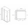 Душевой уголок Abber Sonnenstrand 140х100 AG04140S-S100
