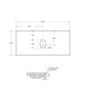 Столешница под раковину BelBagno 100 KEP-100-MNO-W0