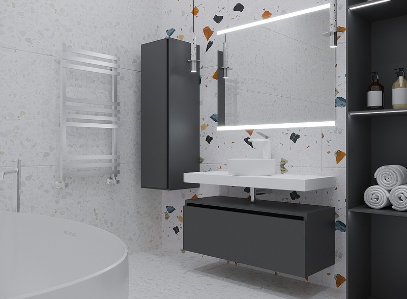 Столешница под раковину Boheme Armadi Art Flat 100 869-100