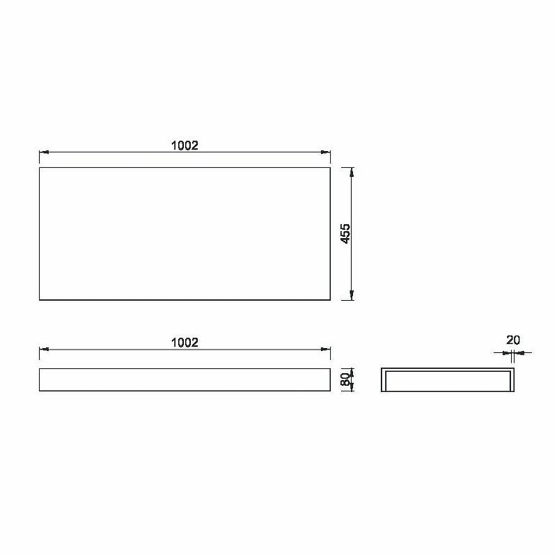Столешница под раковину Boheme Armadi Art Flat 100 869-100