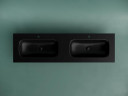 Раковина Ceramicanova Grace 160 CN7023MB двойная Черная матовая