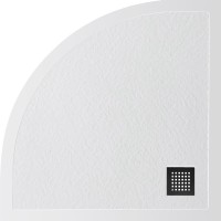 Душевой поддон из искусственного камня BelBagno Uno 90x90 TRAY-MR-UNO-R-90-550-35-W-NO