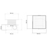 душевой трап Boheme Smart Design 984-10-MG