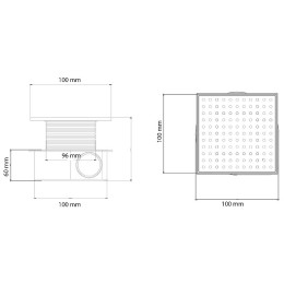 душевой трап Boheme Smart Design 984-10-MG
