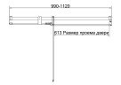 Душевая дверь Vincea Экстенза (Extenza) 110 VDP-4EX1011CL