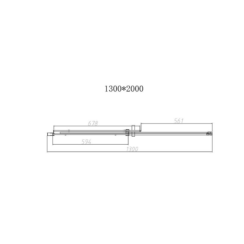 Душевая дверь Vincea Dice 130 VDS-4D130CLB