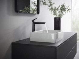 Смеситель для раковины Hansgrohe Talis E 71716670 черный матовый