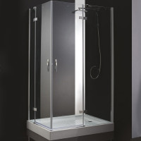 Душевой уголок Cezares Bergamo 120x90 R BERGAMO-W-AH-2-120/90-C-Cr-R