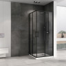 Душевой уголок Abber Schwarzer Diamant 90x90 AG02090B5 профиль Черный стекло прозрачное