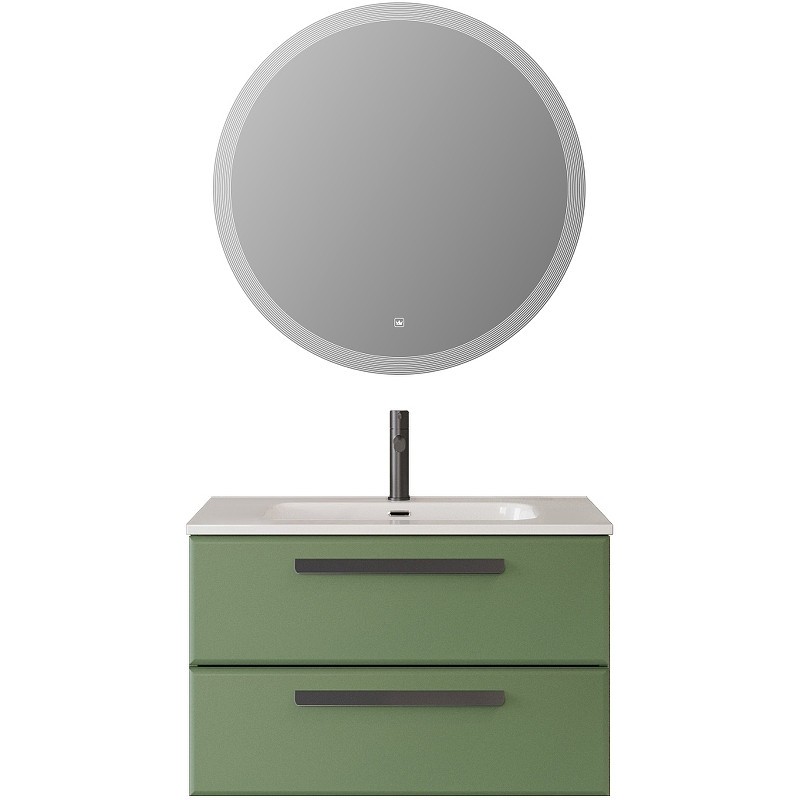 Тумба под раковину Cezares Eco-Cer-N 80 ECO-CER-N-800-2C-SO-PS-P подвесная