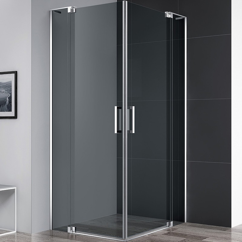 Душевой уголок Cezares Slider 80x80 SLIDER-A-2-70/80-GRIGIO-Cr