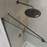 Душевая перегородка Cezares Liberta 90 LIBERTA-L-1-TB-90-GR-NERO