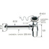 сифон Remer 973Z114 Хром