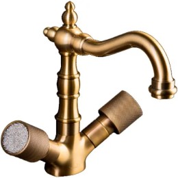 Смеситель для раковины Boheme Royal Cristal 312-Royal/CRST