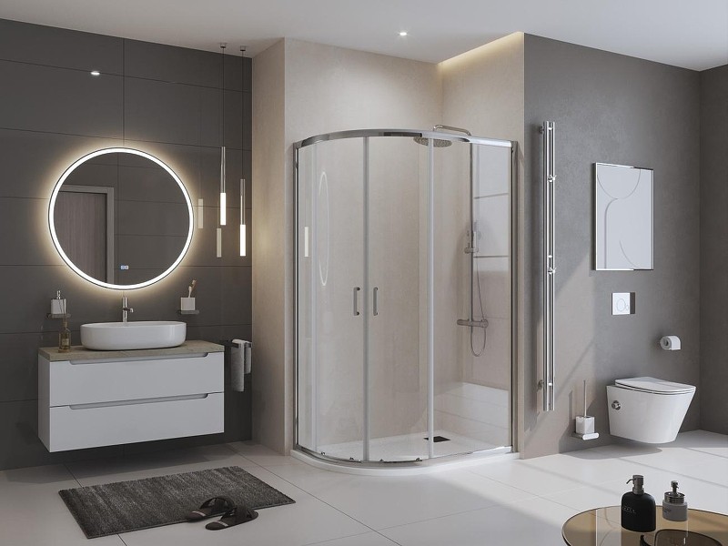 Душевой поддон из искусственного камня BelBagno Uno 120x80 R TRAY-MR-UNO-RH-120/80-550-35-W-R-NO
