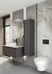 Унитаз биде Boheme Fiore 978-SET-2-MW подвесной