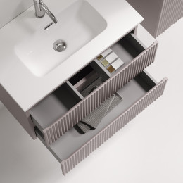 Тумба под раковину Sancos Snob R 70 SNR70/39SM подвесная цвет Doha Soft