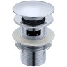 донный клапан Boheme Brillante 612/2 click-clack с переливом