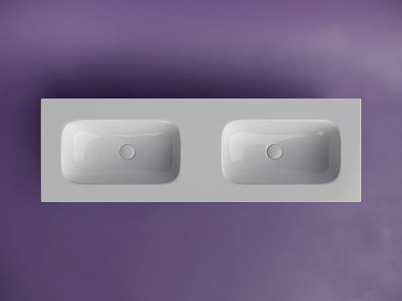 Раковина Ceramicanova Grace 140 CN7022wx двойная
