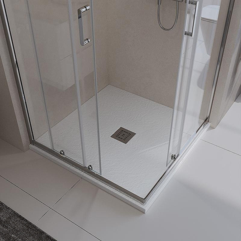Душевой поддон из искусственного камня BelBagno Uno 80x80 TRAY-MR-UNO-A-80-35-W