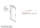 Душевой уголок Vincea Garda 100x80 VSS-1G8010CLBN
