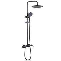 Душевая система Abber Emotion AF8816BL цвет Черный матовый