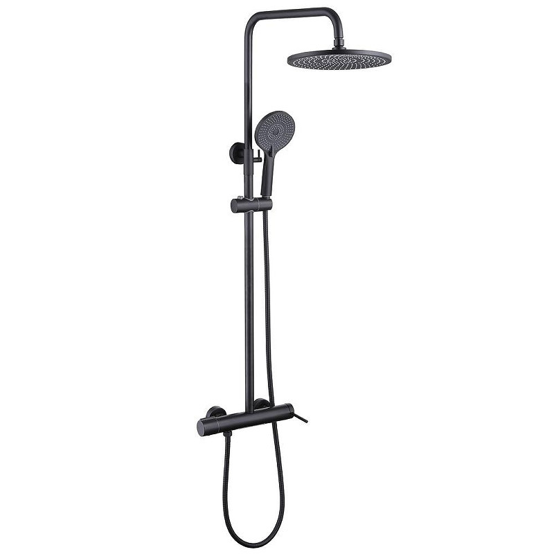 Душевая система Abber Emotion AF8816BL цвет Черный матовый