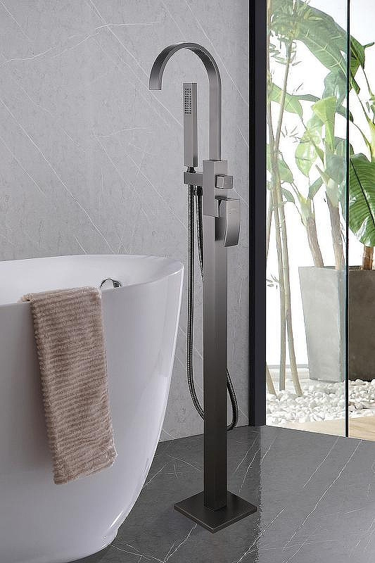Смеситель для ванны Abber Wasserfall AF8615NG Никель