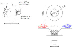 Смеситель для душа Remer Chrono CH30LXV цвет Сталь