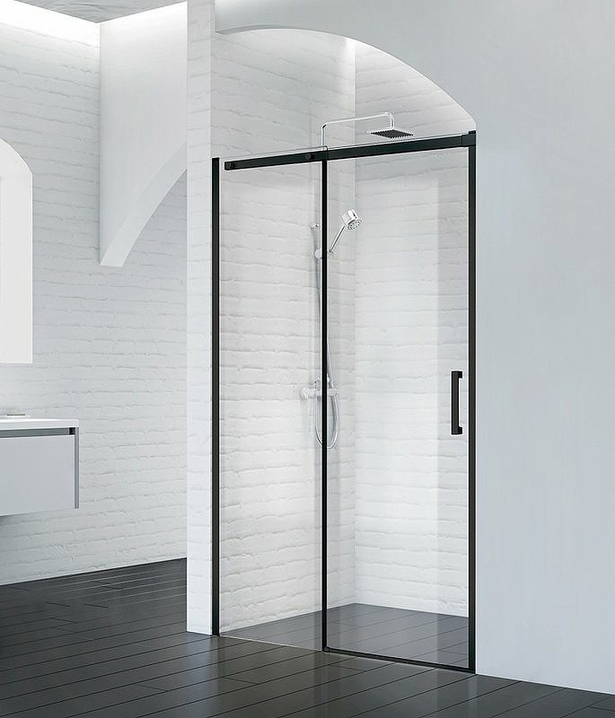 Душевая дверь BelBagno Acqua 140 ACQUA-BF-1-140-C-NERO