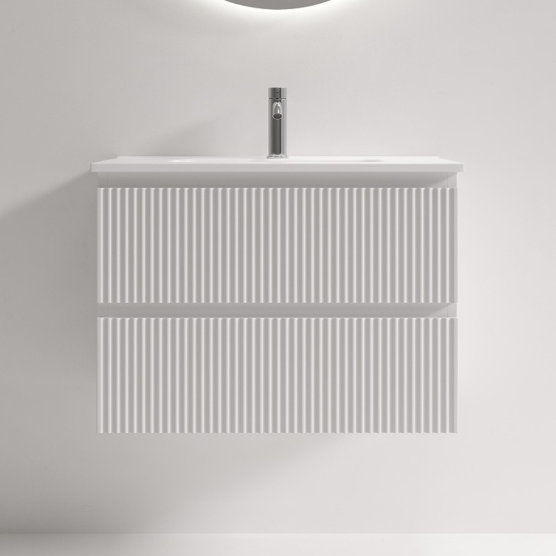 Тумба под раковину Sancos Snob R 70 SNR70/39W подвесная цвет Bianco