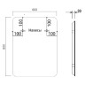 Зеркало Vincea 60 VLM-3VC600-2 с подсветкой