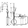 Смеситель для кухни Hansgrohe Aqittura M91 76803000