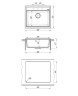 Кухонная мойка Abber Quarz 60 AQ2902S цвет Песочный
