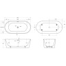 Акриловая ванна BelBagno 200x85 BB416-2000-850