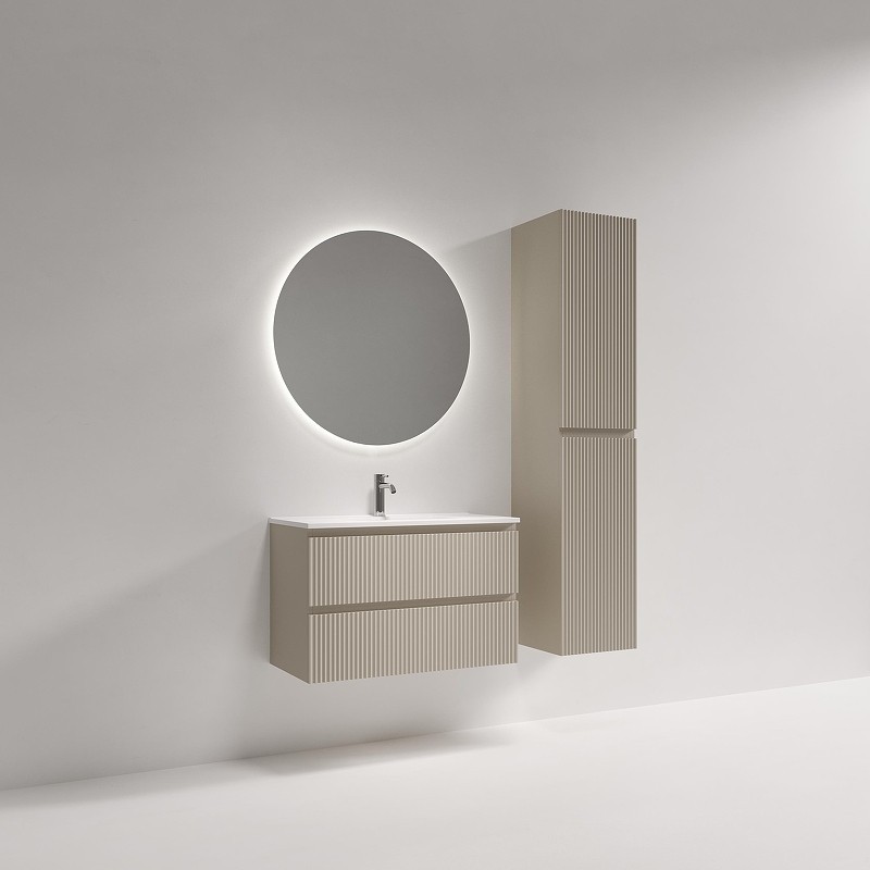 Тумба под раковину Sancos Snob R 80 SNR80/39CE подвесная цвет Beige Soft