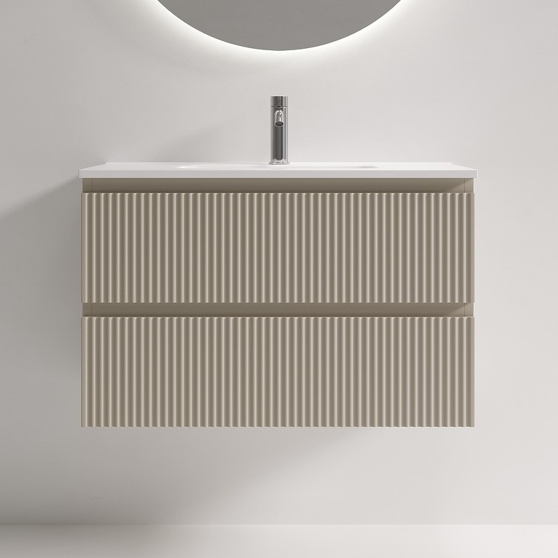 Тумба под раковину Sancos Snob R 80 SNR80/39CE подвесная цвет Beige Soft