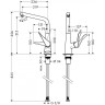Смеситель для кухни Hansgrohe Metris 14822000 Хром